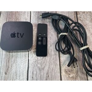 Apple TV 4K 2nd Generation 32 GB Model A2169 W/ Remote, HDMI Cable, Power Cable